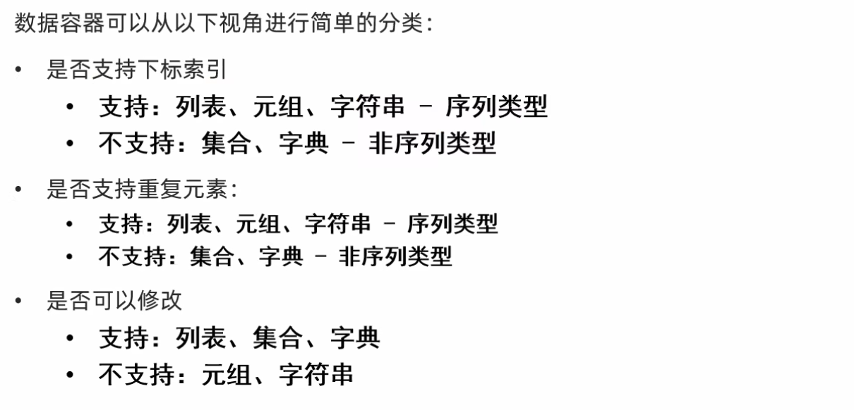 Category of data container