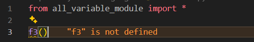 f3 not defined