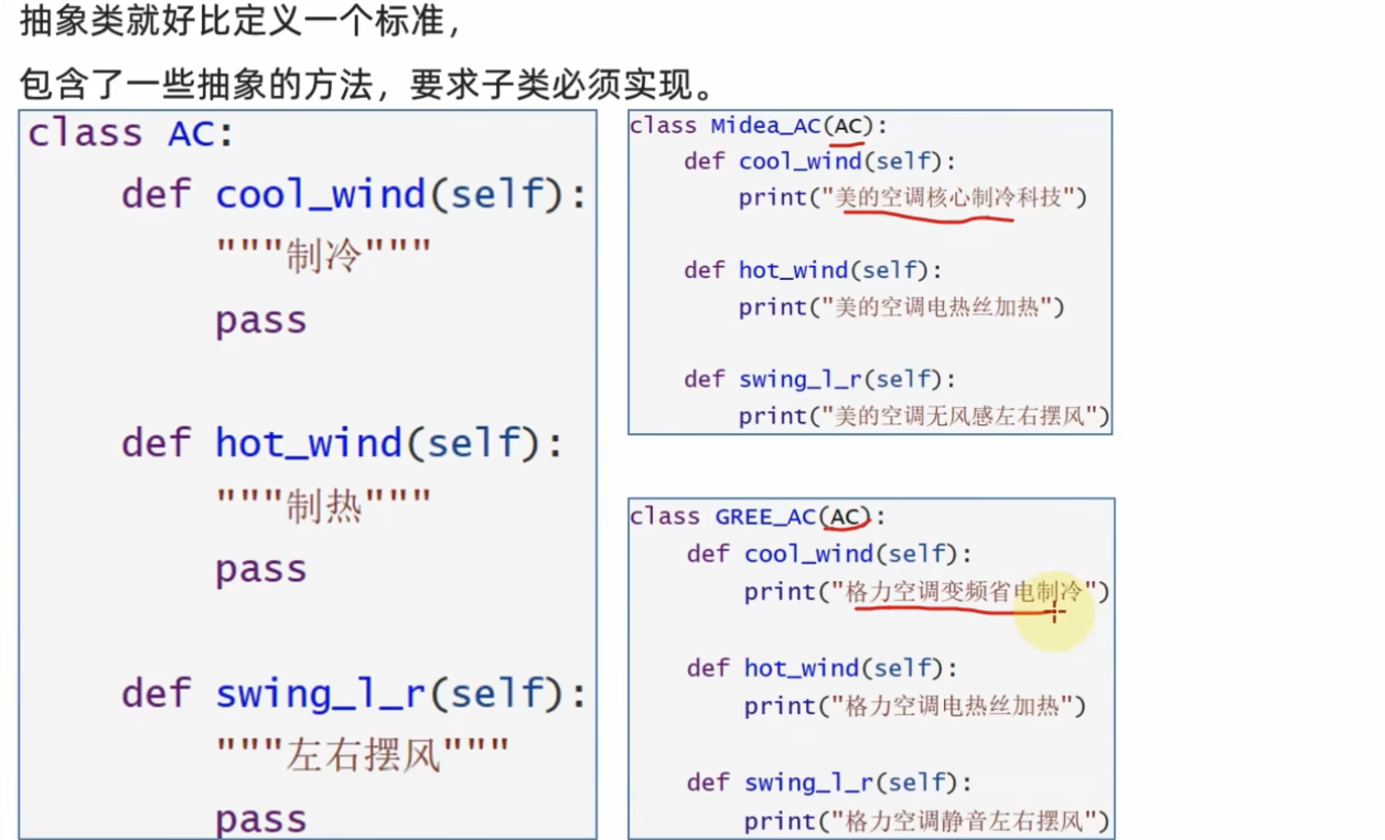 Why using abstract class